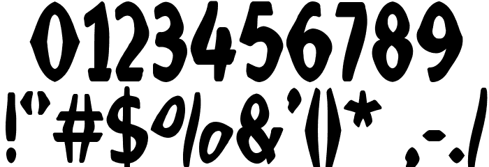 VTC Anglika Bent Regular Font OTHER CHARS