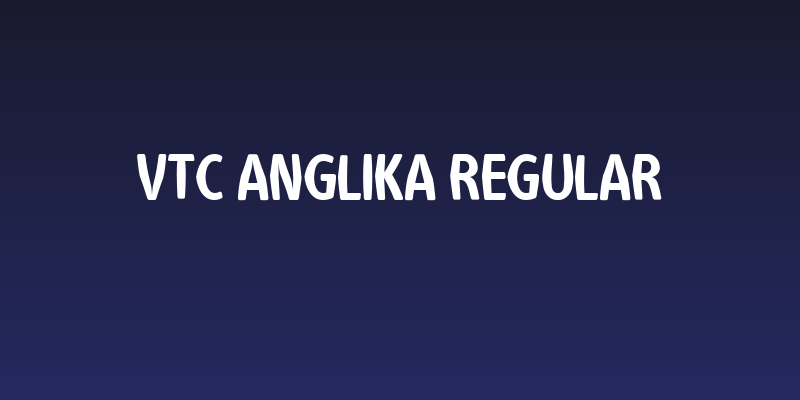 VTC Anglika Regular Social Header