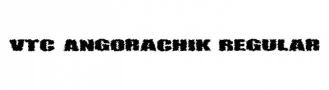 VTC AngoraChik Regular  Fuentes Gratis Descargar