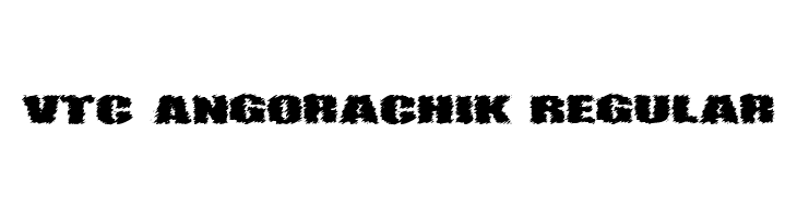 VTC AngoraChik Regular  font caratteri gratis
