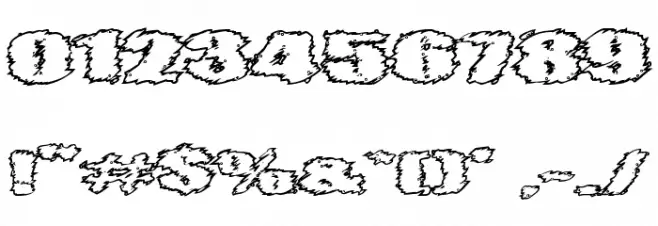 VTC AngoraChik Font OTHER CHARS