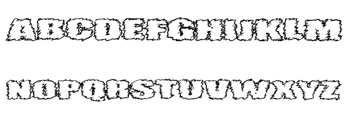 VTC AngoraChik Font LOWERCASE
