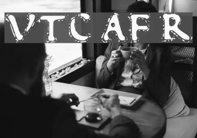 VTC AntiqueFizz Reguar Font examples