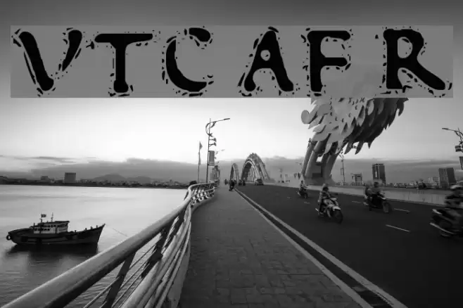 VTC AntiqueFizz Reguar Font examples