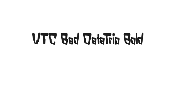 VTC Bad DataTrip Bold Logo