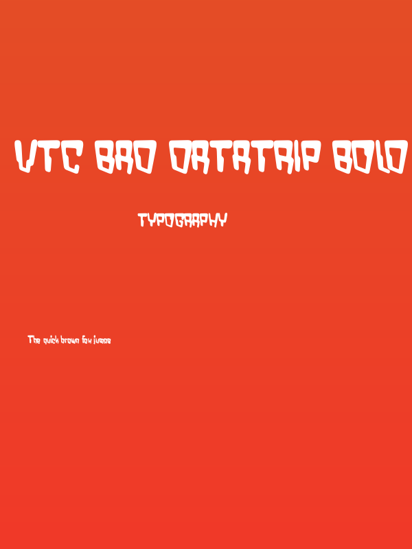 VTC Bad DataTrip Bold Poster