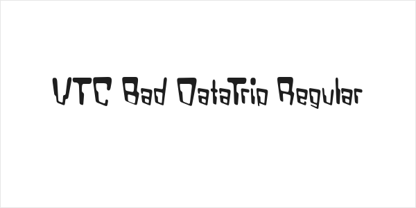 VTC Bad DataTrip Regular Logo