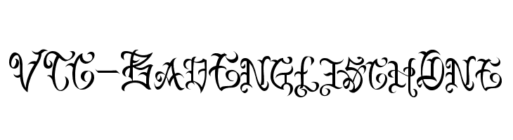 VTC-BadEnglischOne  Frei Schriftart Herunterladen