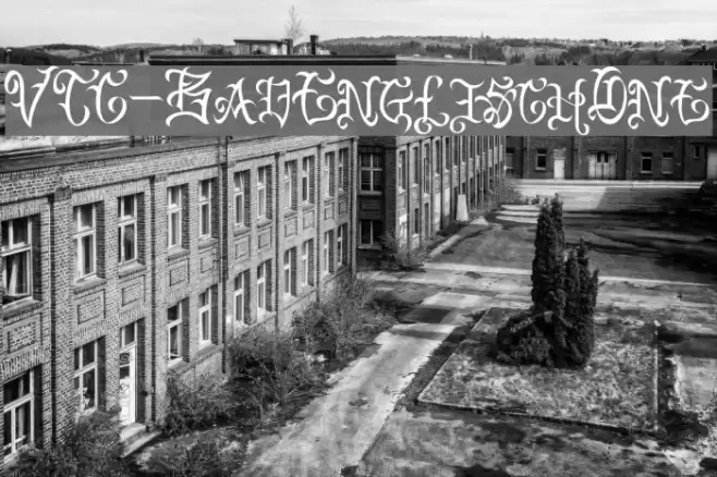 VTC-BadEnglischOne Font examples