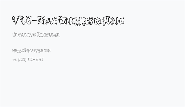 VTC-BadEnglischOne Business Card