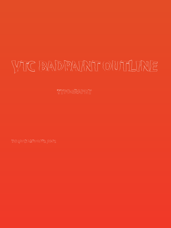 VTC BadPaint Outline Poster