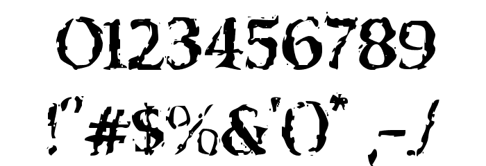 VTC Boseephus Regular Font OTHER CHARS