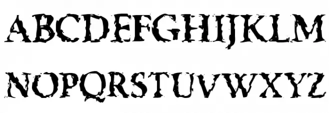 VTC Boseephus Regular Шрифта ВЕРХНИЙ