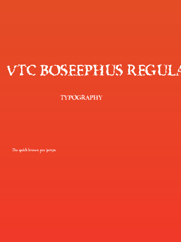 VTC Boseephus Regular Poster