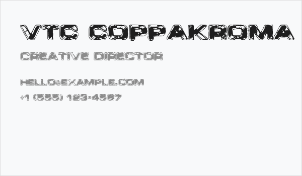 VTC CoppaKroma Business Card