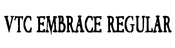 VTC Embrace Regular  baixar fontes gratis