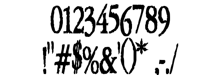 VTC Embrace Regular Font OTHER CHARS