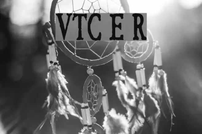 VTC Embrace Regular 字体 examples