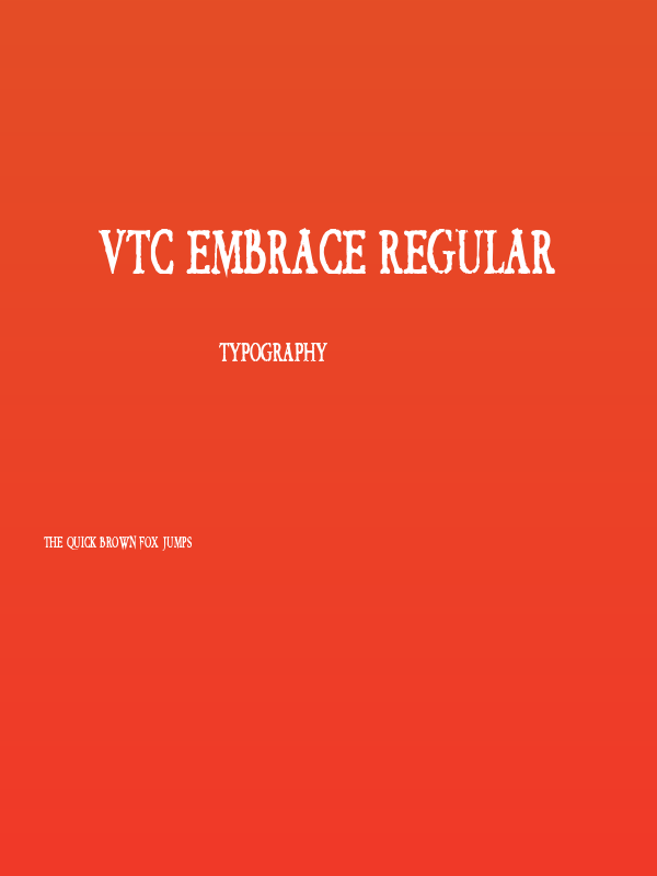 VTC Embrace Regular Poster