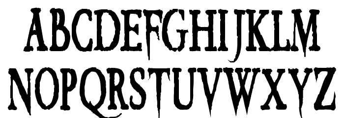 VTC Embrace Regular Font LOWERCASE