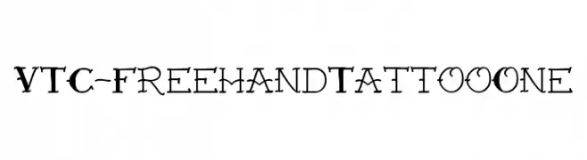 VTC-FreehandTattooOne  les polices de caractères gratuit tlcharger