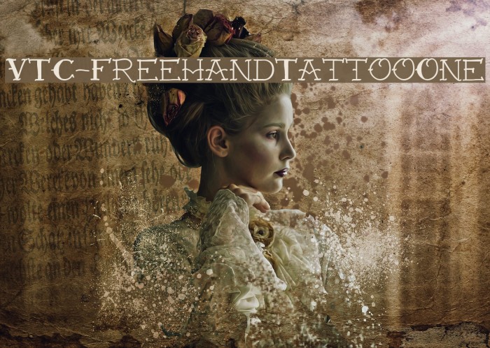 VTC-FreehandTattooOne Font examples