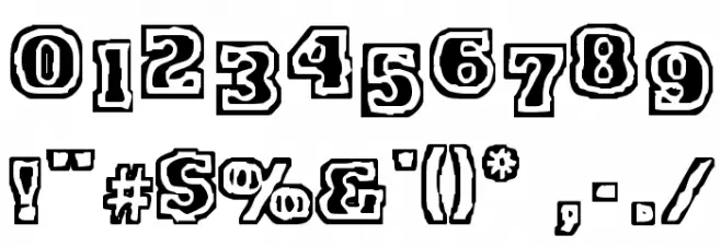 VTC FunkinFrat Regular Font OTHER CHARS