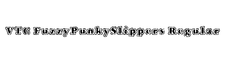 VTC FuzzyPunkySlippers Regular  لخطوط تنزيل