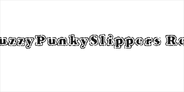VTC FuzzyPunkySlippers Regular Logo