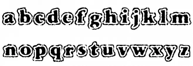 VTC FuzzyPunkySlippers Regular Schriftart Kleinbuchstaben