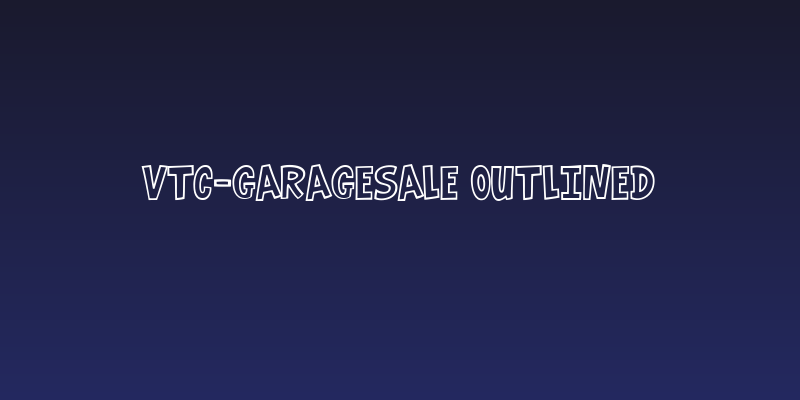 VTC-GarageSale Outlined Social Header