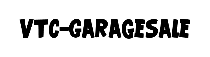 VTC-GarageSale Шрифта