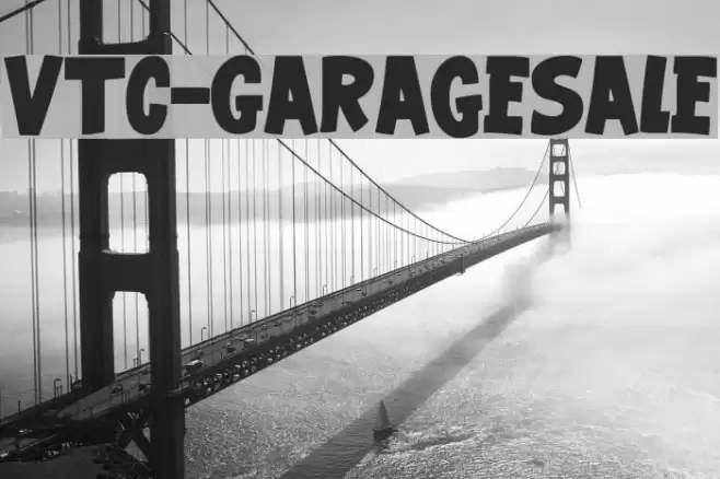 VTC-GarageSale Font examples