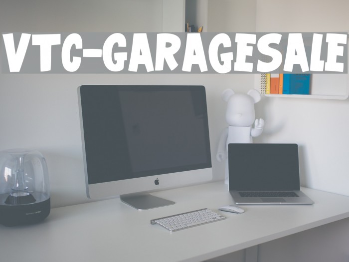 VTC-GarageSale Шрифта examples