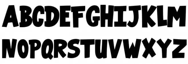 VTC-GarageSale Schriftart Groß