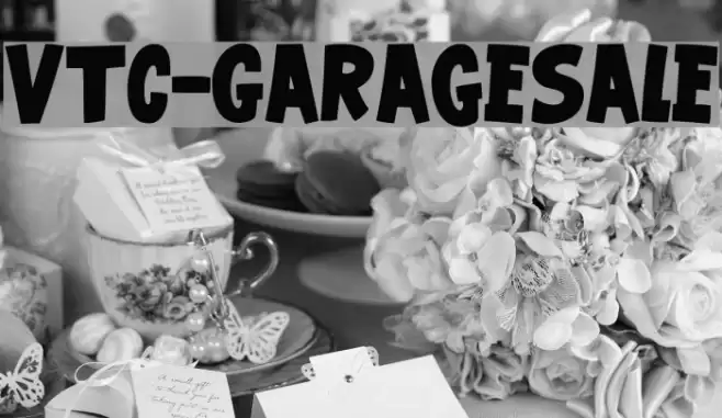 VTC-GarageSale Font examples