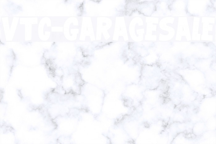 VTC-GarageSale Font examples