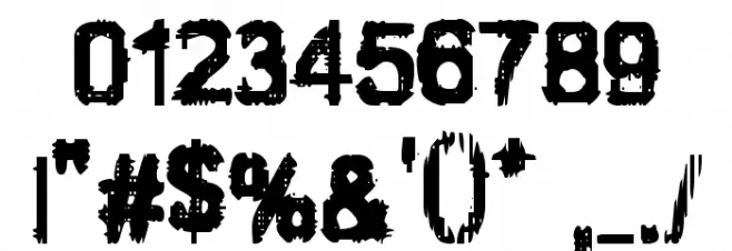 VTC JezzabelBimbo Regular Font OTHER CHARS