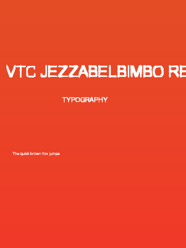 VTC JezzabelBimbo Regular Poster