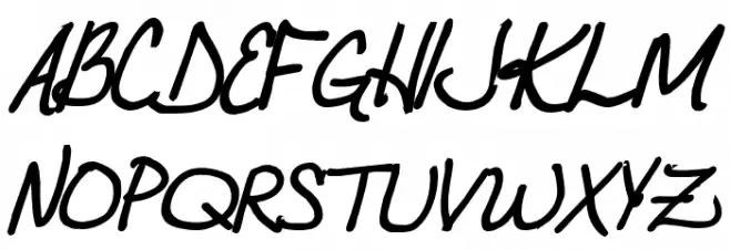 VTC JoeleneHand Bold Italic Fuentes MAYÚSCULAS