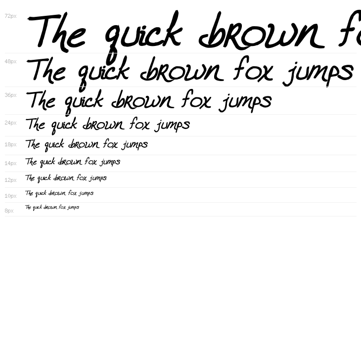 VTC JoeleneHand Bold Italic Waterfall