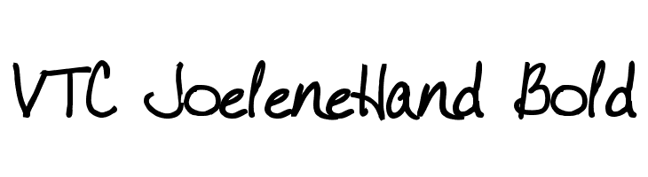 VTC JoeleneHand Bold  Fuentes Gratis Descargar