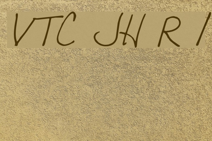 VTC JoeleneHand Regular Italic Шрифта examples