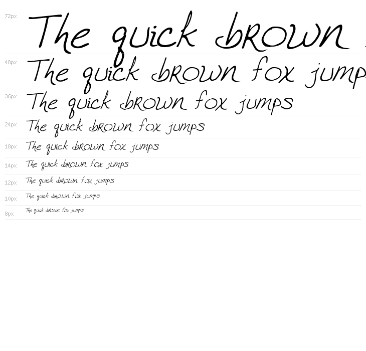 VTC JoeleneHand Regular Italic Waterfall