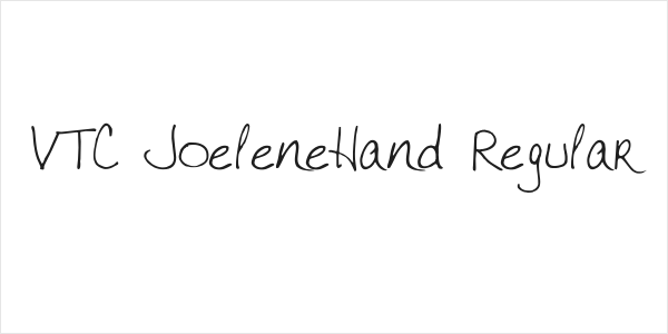 VTC JoeleneHand Regular Logo