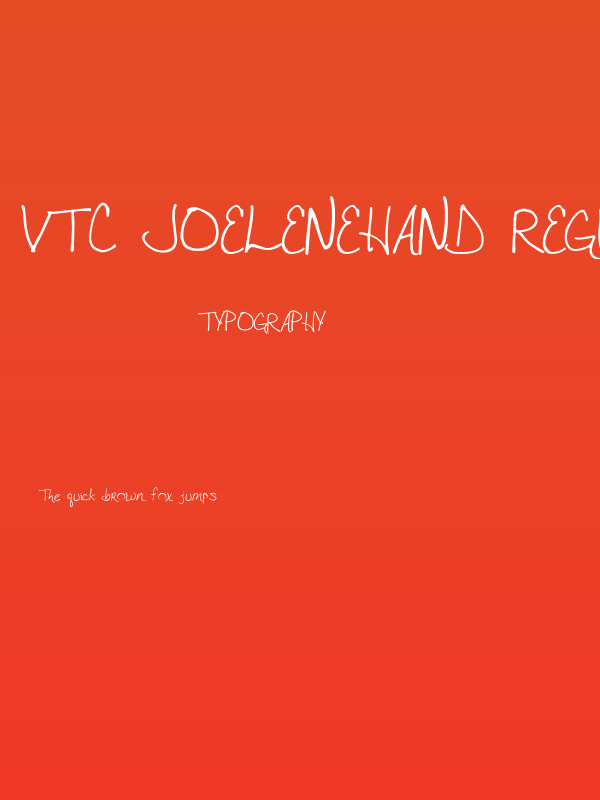 VTC JoeleneHand Regular Poster