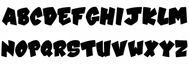 VTC-Karnival-Fat Schriftart Groß