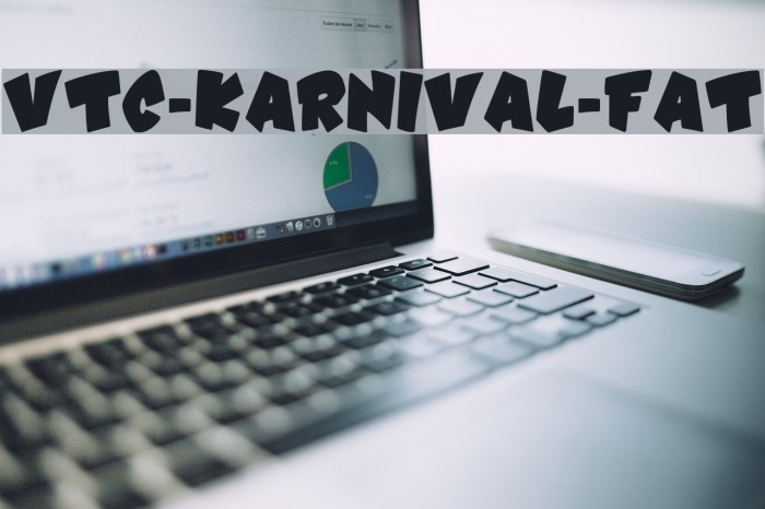 VTC-Karnival-Fat Font examples