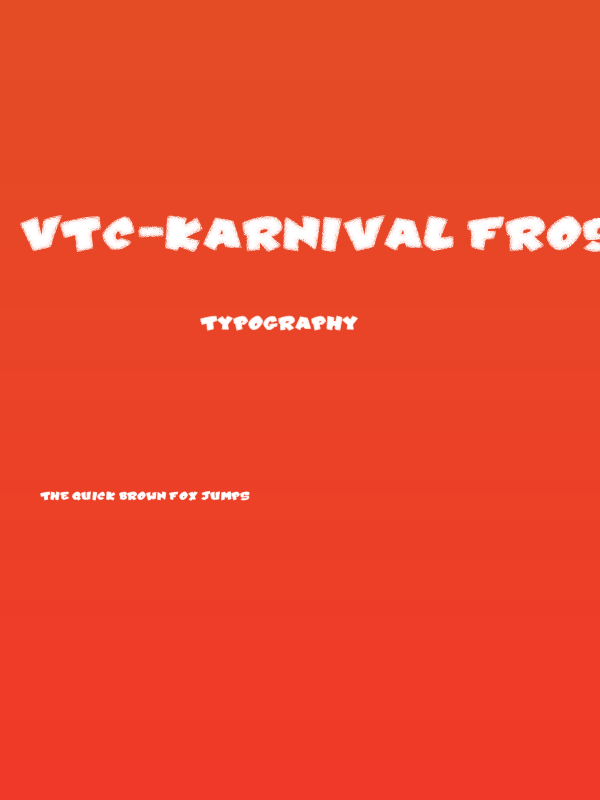VTC-Karnival Frosty  Poster