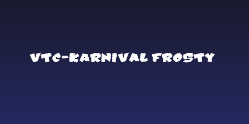 VTC-Karnival Frosty  Social Header
